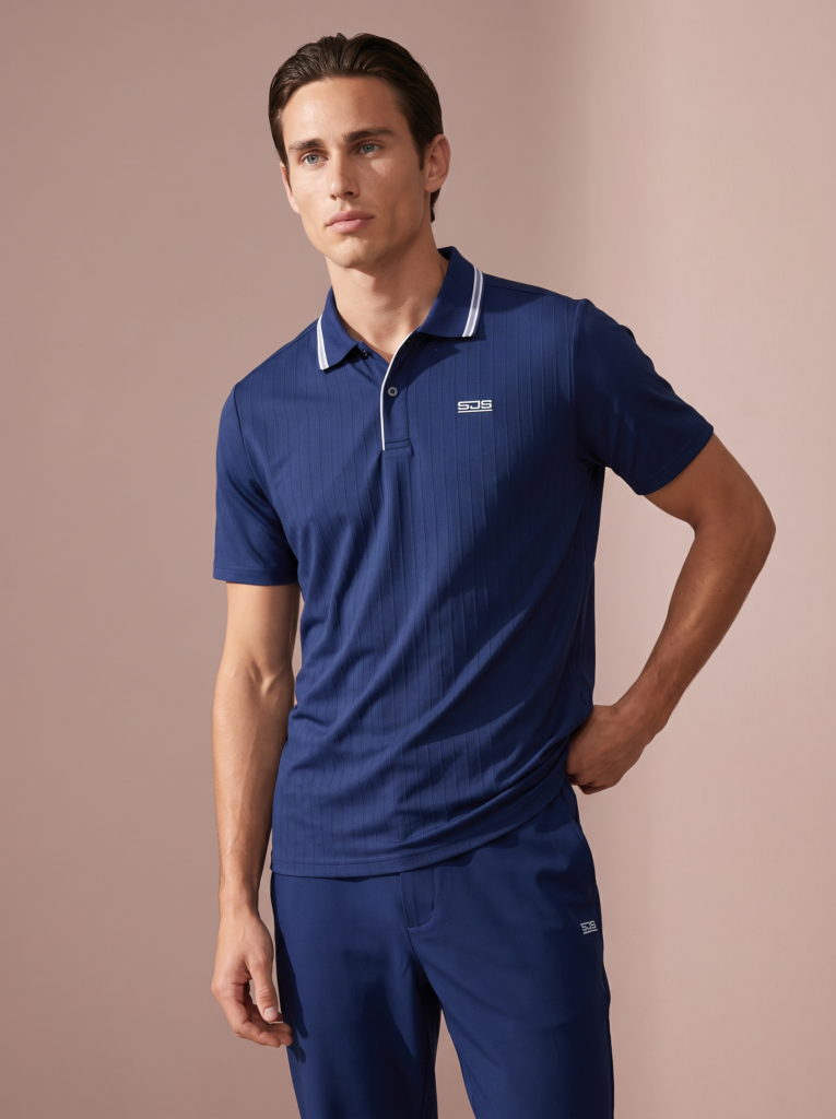 Sjeng Sports Men's Polo Cato heren sportpolo met korte mouwen en klassieke polokraag met knoopsluiting
