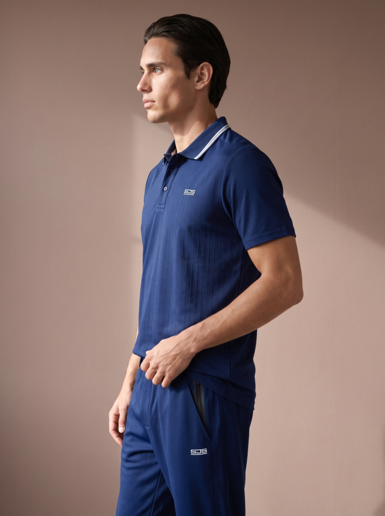 Sjeng Sports Men's Polo Cato heren sportpolo met korte mouwen en klassieke polokraag met knoopsluiting
