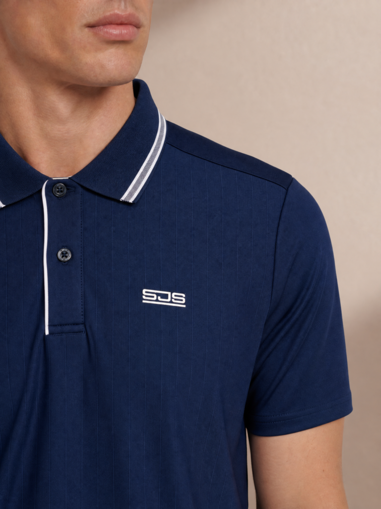 Sjeng Sports Men's Polo Cato heren sportpolo met korte mouwen en klassieke polokraag met knoopsluiting