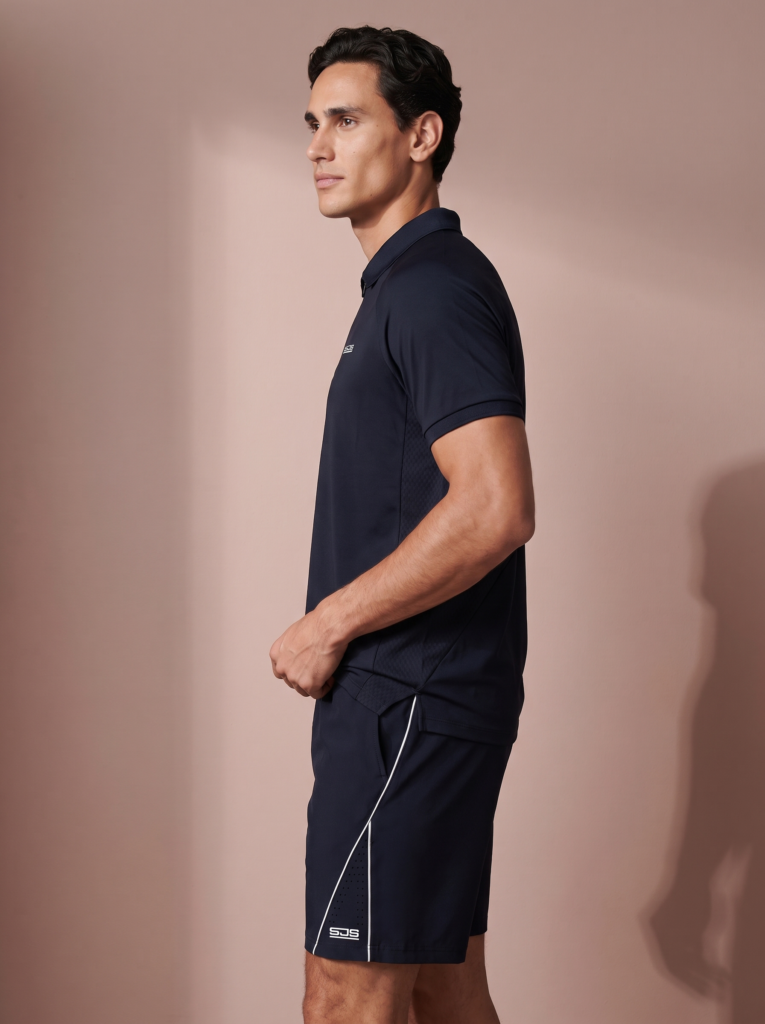 Sjeng Sports Men Shirt Chet heren sportshirt met korte mouwen en ronde hals