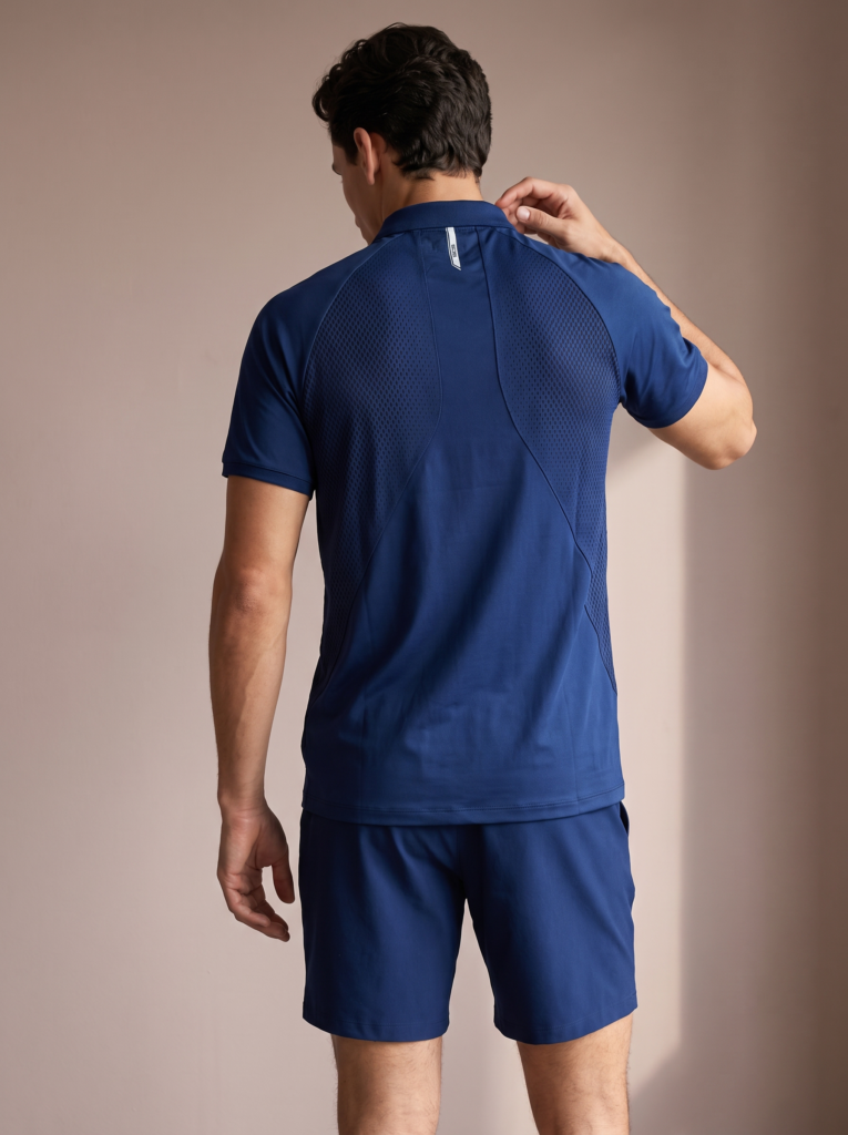 Sjeng Sports Men Shirt Chet heren sportshirt met korte mouwen en ronde hals