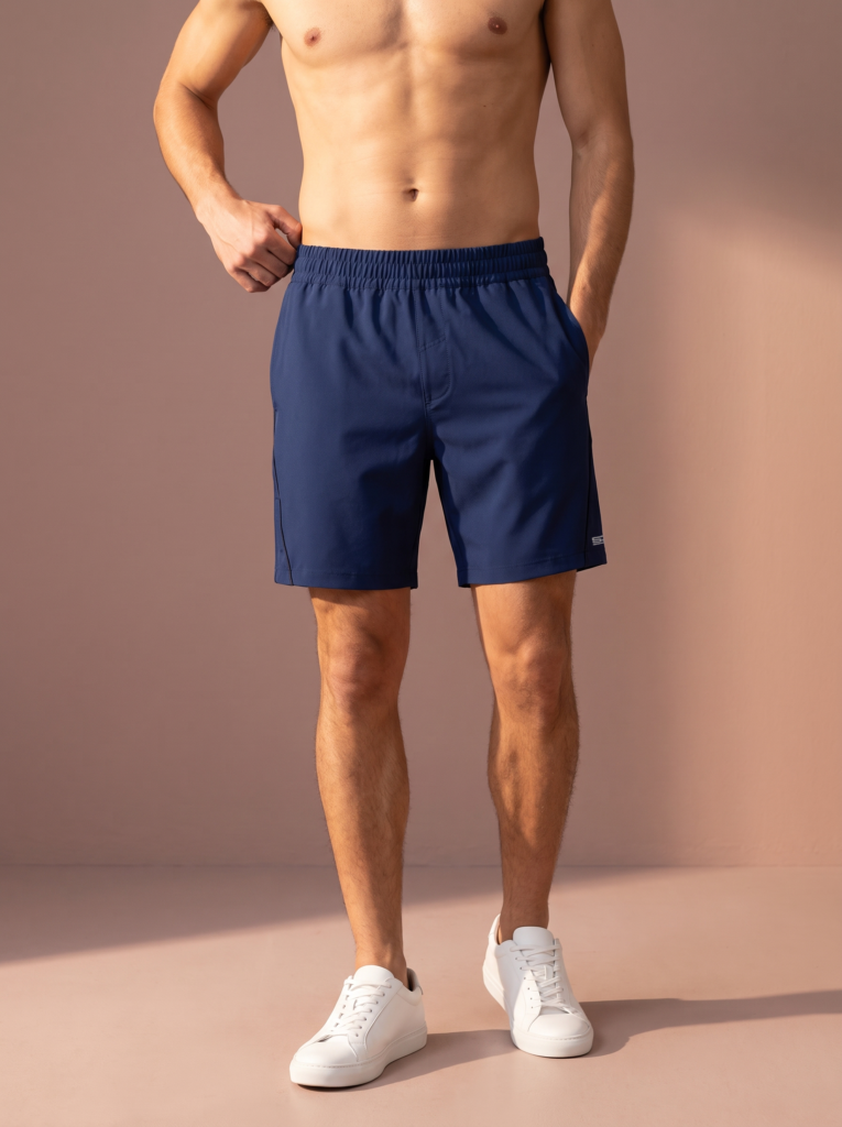 Sjeng Sports Erwin Men's Short heren sportshort met elastische tailleband, diepe zakken en comfortabele pasvorm