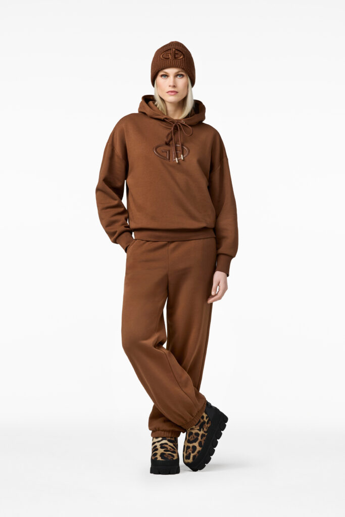 Goldbergh Calm Hooded Sweater dames hoodie met capuchon, comfortabele pasvorm en subtiel Goldbergh logo