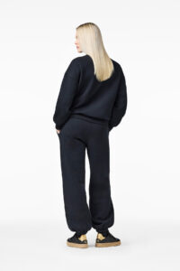 Goldbergh Tova Crew Neck Sweater zwarte dames sweater met ronde hals en subtiel Goldbergh logo