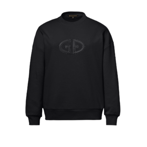 Goldbergh Tova Crew Neck Sweater zwarte dames sweater met ronde hals en subtiel Goldbergh logo
