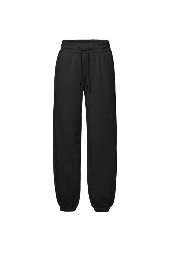Goldbergh Luma Sweat Pants zwarte dames joggingbroek met elastische tailleband en subtiel Goldbergh logo