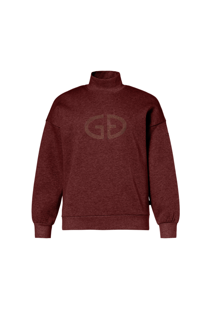 Goldbergh Sizzle Turtle Neck Sweater dames trui met col, comfortabele pasvorm en subtiel Goldbergh logo