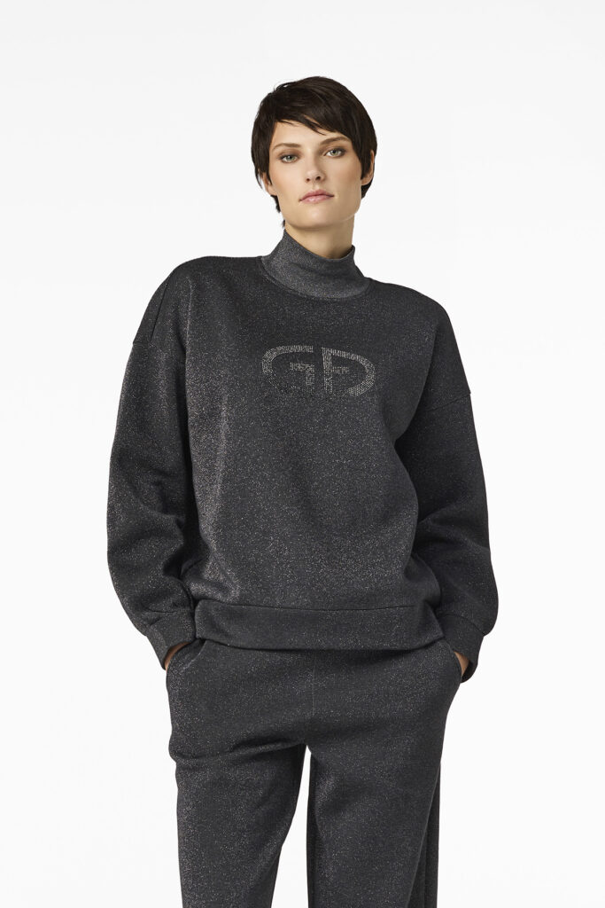 Goldbergh Sizzle Turtle Sweater dames trui met opstaande kraag, comfortabele pasvorm en subtiel Goldbergh logo