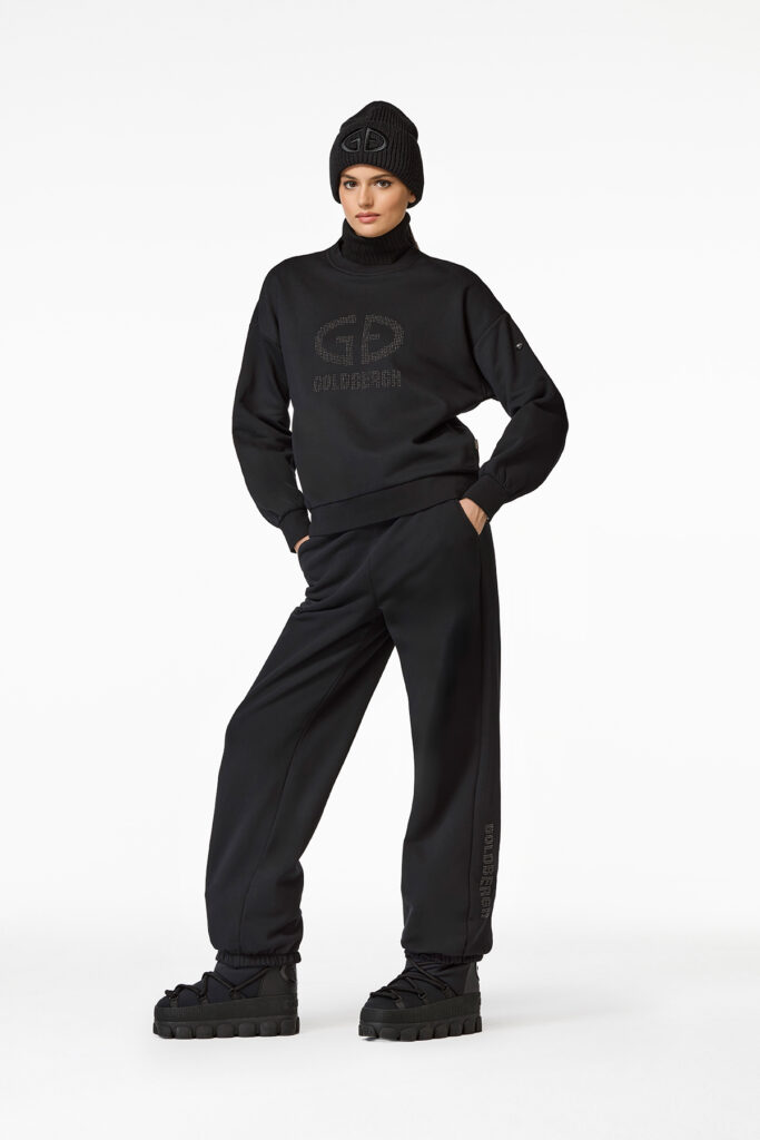 Goldbergh Sizzle Turtle Sweater dames trui met opstaande kraag, comfortabele pasvorm en subtiel Goldbergh logo