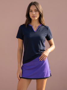 Vooraanzicht van het [kleur] Sjeng Sports Lady Tee Isadore N024 dames sportshirt met korte mouwen