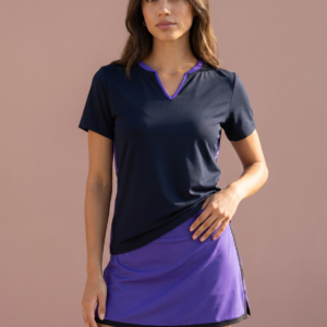 Vooraanzicht van het [kleur] Sjeng Sports Lady Tee Isadore N024 dames sportshirt met korte mouwen