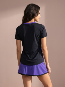 Vooraanzicht van het [kleur] Sjeng Sports Lady Tee Isadore N024 dames sportshirt met korte mouwen