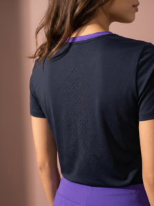 Vooraanzicht van het [kleur] Sjeng Sports Lady Tee Isadore N024 dames sportshirt met korte mouwen
