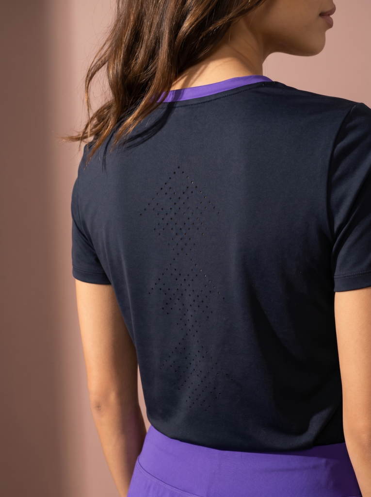 Vooraanzicht van het [kleur] Sjeng Sports Lady Tee Isadore N024 dames sportshirt met korte mouwen