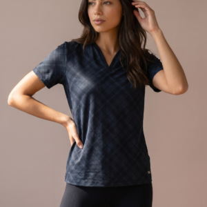 Vooraanzicht van het [kleur] Sjeng Sports Lady Tee Istria N024 dames sportshirt met korte mouwen