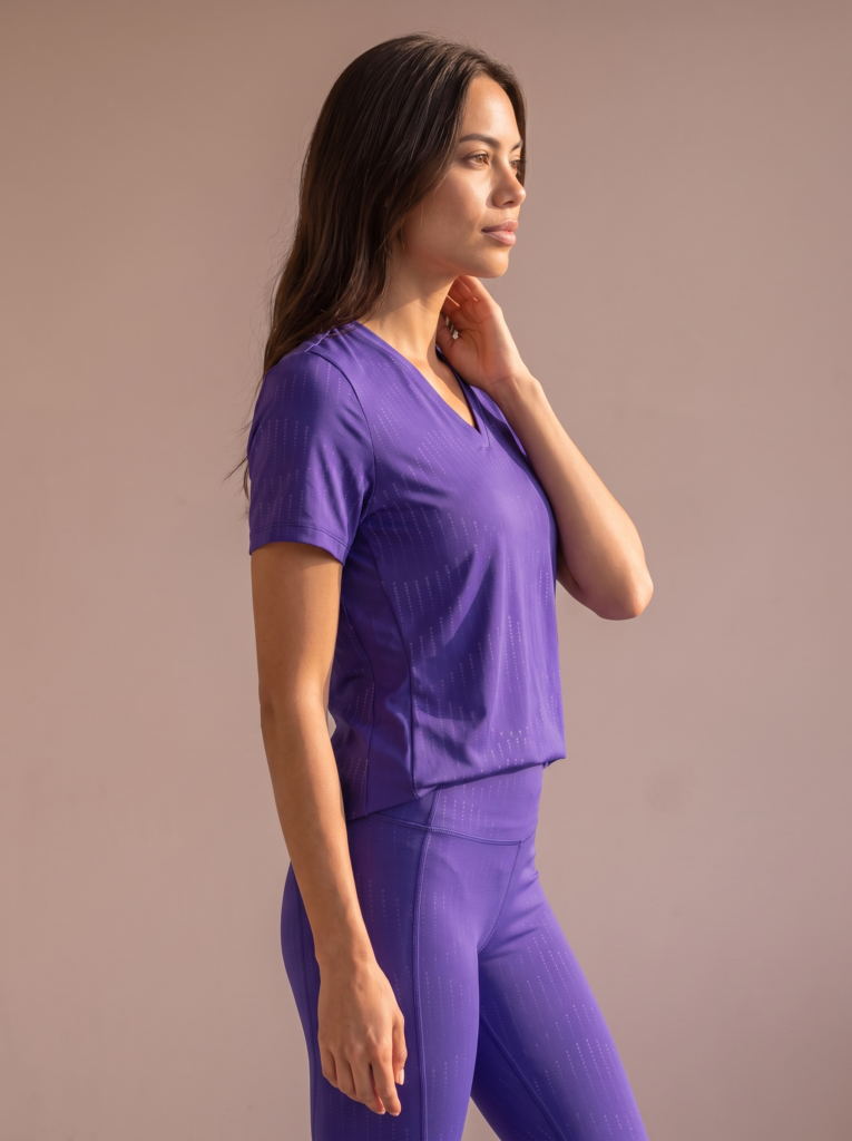 Vooraanzicht van het [kleur] Sjeng Sports Lady Tee Istria V043 dames sportshirt met korte mouwen
