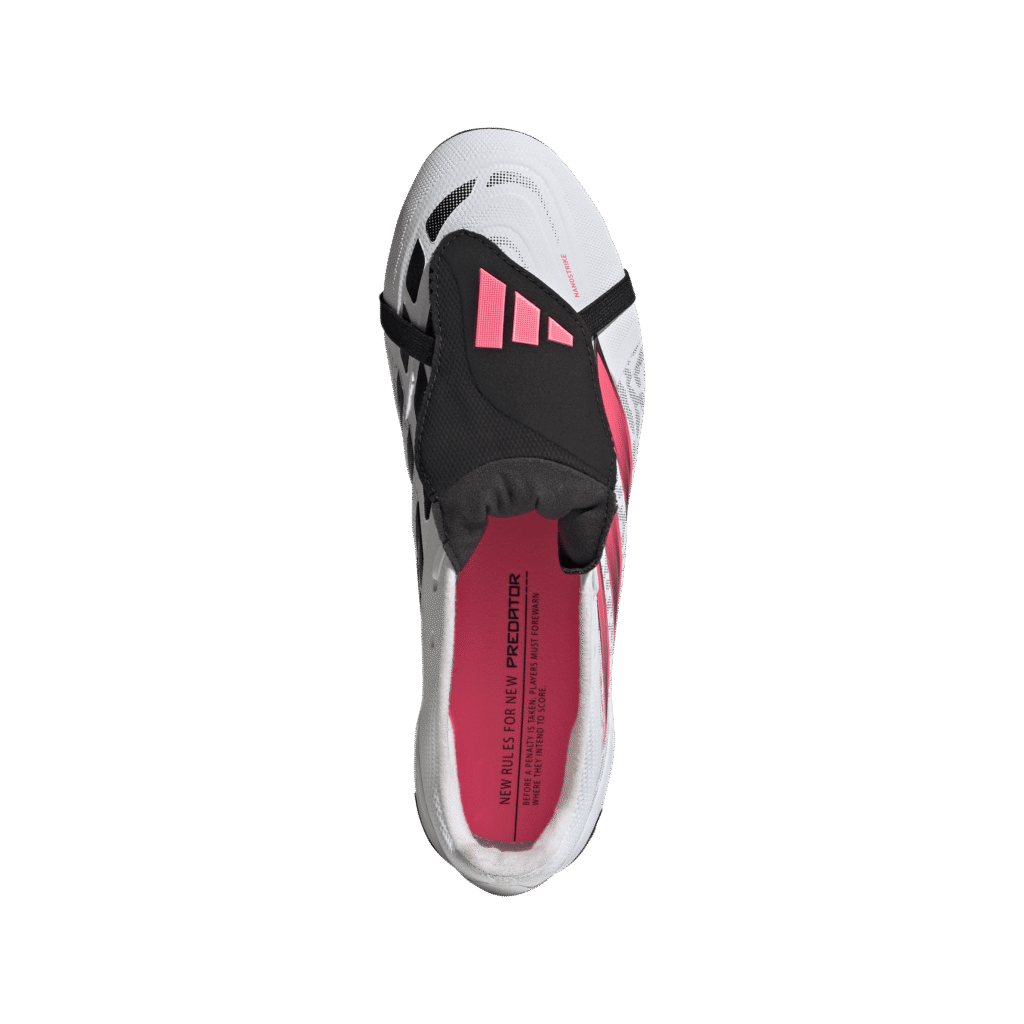 Adidas Predator League FT FG JP6278 voetbalschoenen met de iconische omgeslagen tong (fold-over tongue) voor heren op natuurgras