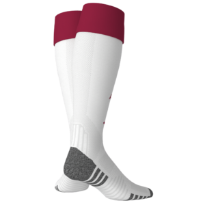 Adidas Ajax Sock JZ4698 officiële witte voetbalsokken met rode details