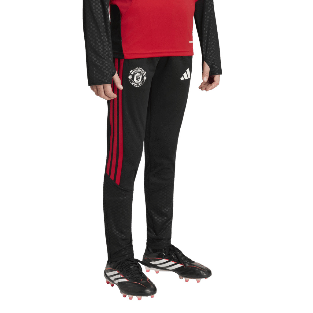 adidas Manchester United trainingsset lang voor kids rood zwart
