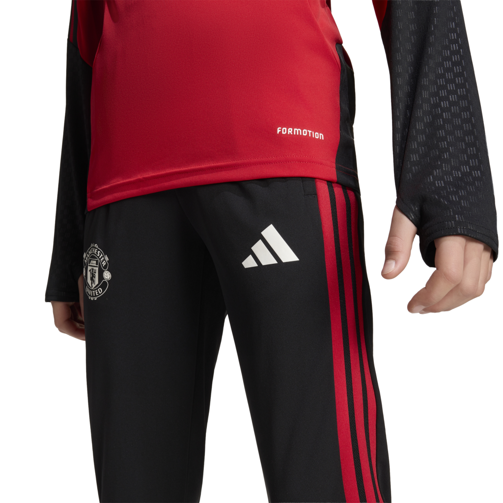adidas Manchester United trainingsset lang voor kids rood zwart