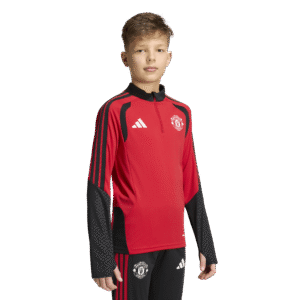 adidas Manchester United trainingsset lang voor kids rood zwart