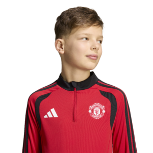 adidas Manchester United trainingsset lang voor kids rood zwart