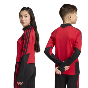 adidas Manchester United trainingsset lang voor kids rood zwart