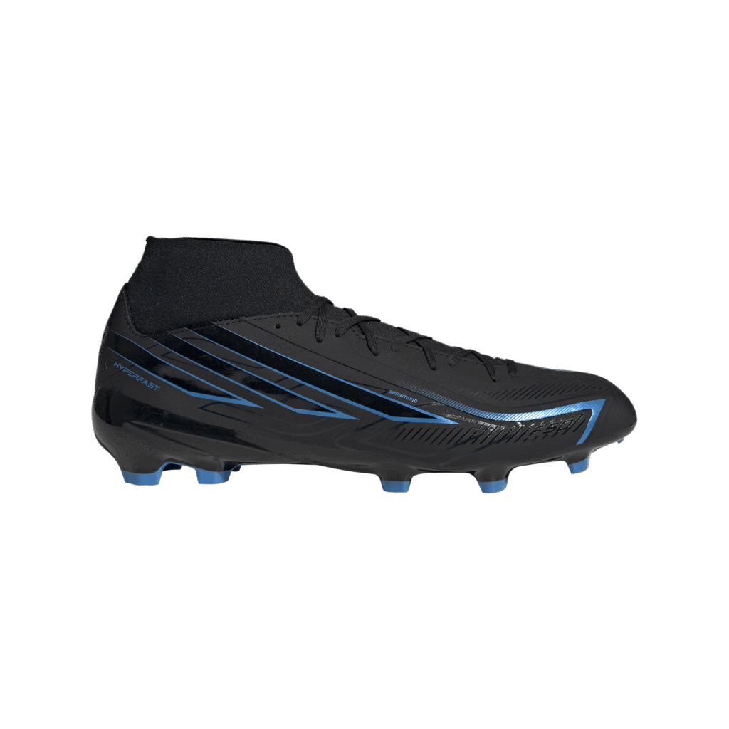 Adidas F50 Hyperfast League Mid FG KJ3421 lichtgewicht voetbalschoenen met middelhoge sokconstructie voor heren op natuurgras