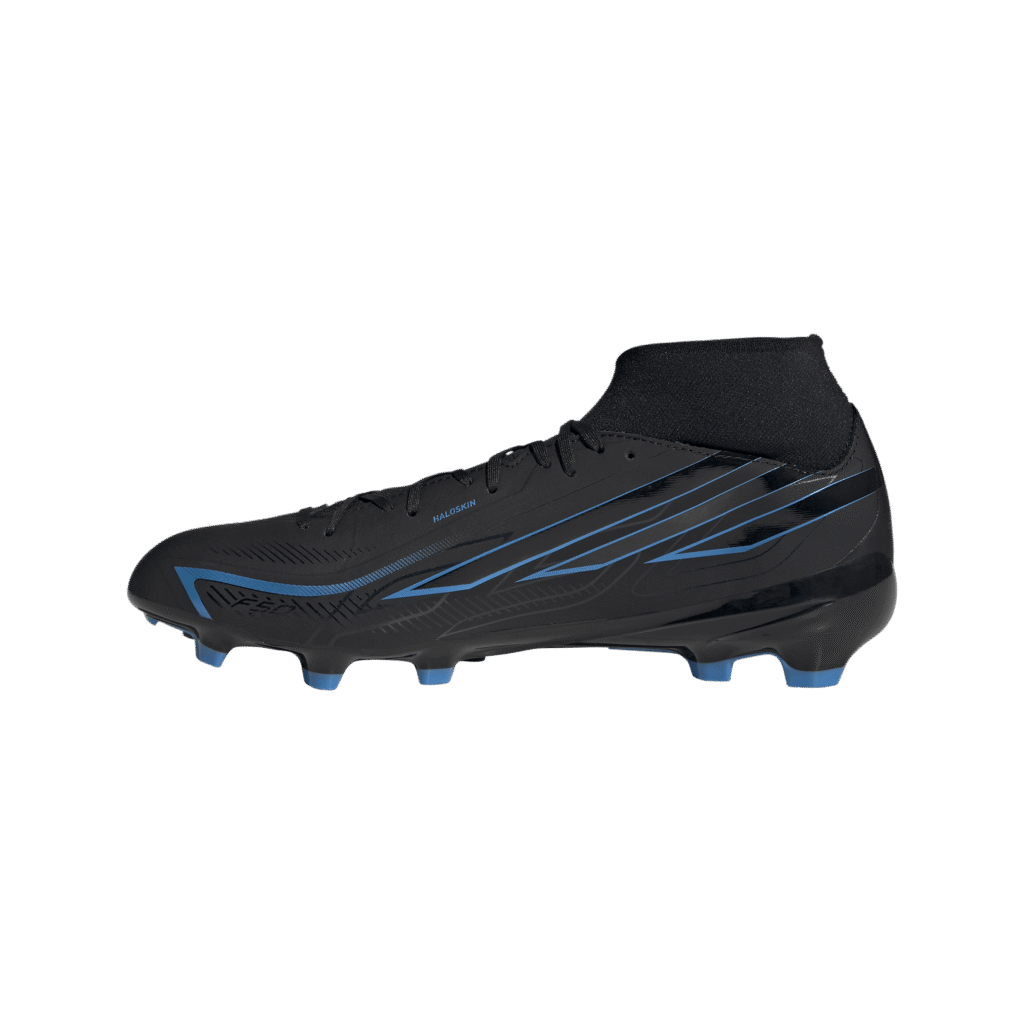 Adidas F50 Hyperfast League Mid FG KJ3421 lichtgewicht voetbalschoenen met middelhoge sokconstructie voor heren op natuurgras
