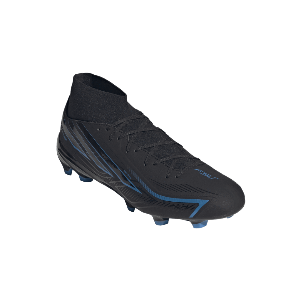 Adidas F50 Hyperfast League Mid FG KJ3421 lichtgewicht voetbalschoenen met middelhoge sokconstructie voor heren op natuurgras