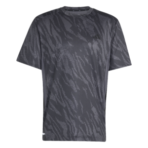 Adidas Techess AOP T KQ7353 sportief heren t-shirt met allover print en vochtregulerend materiaal