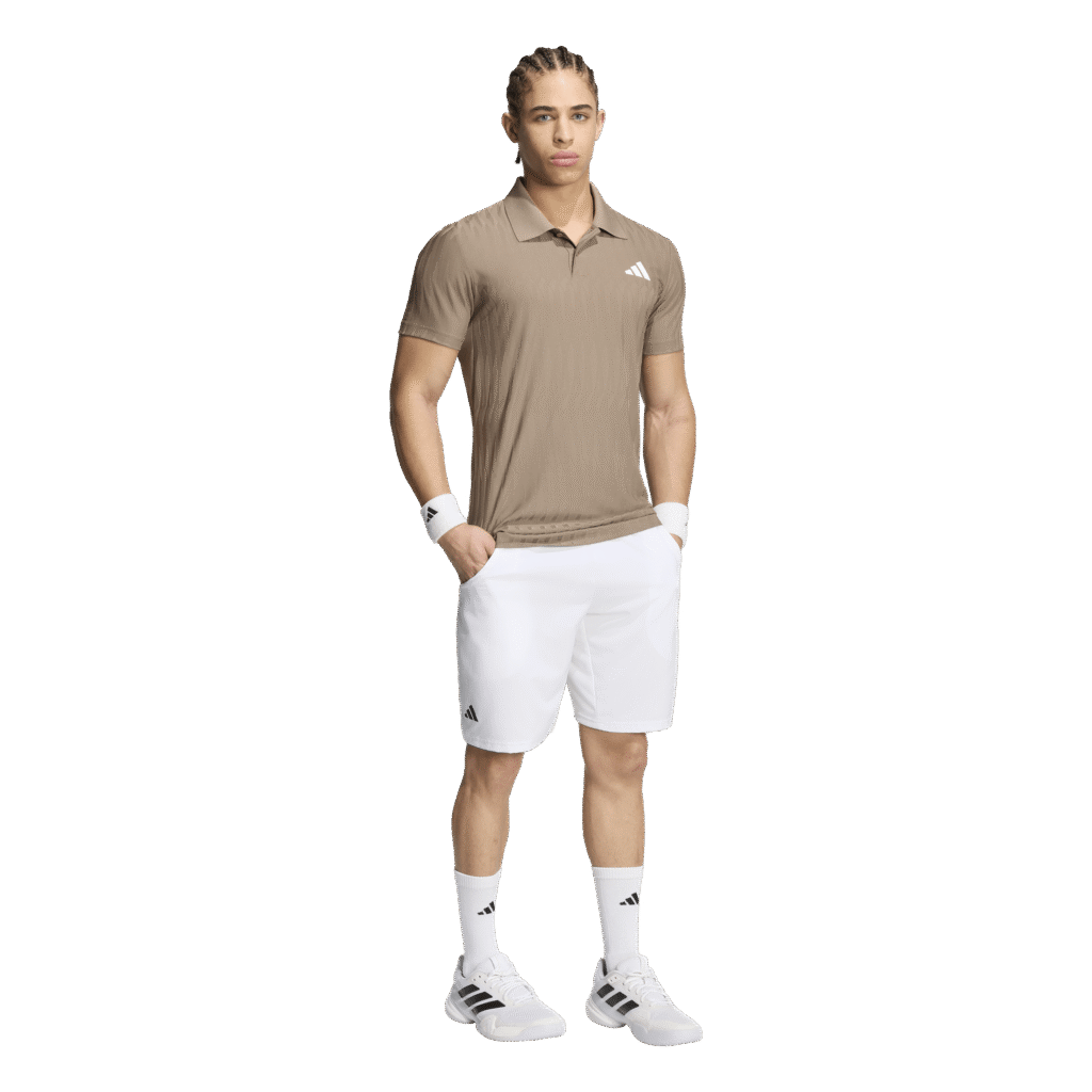 Adidas Freelift Polo heren sportshirt met knopenkraag, ademende stof en kenmerkend Adidas-logo