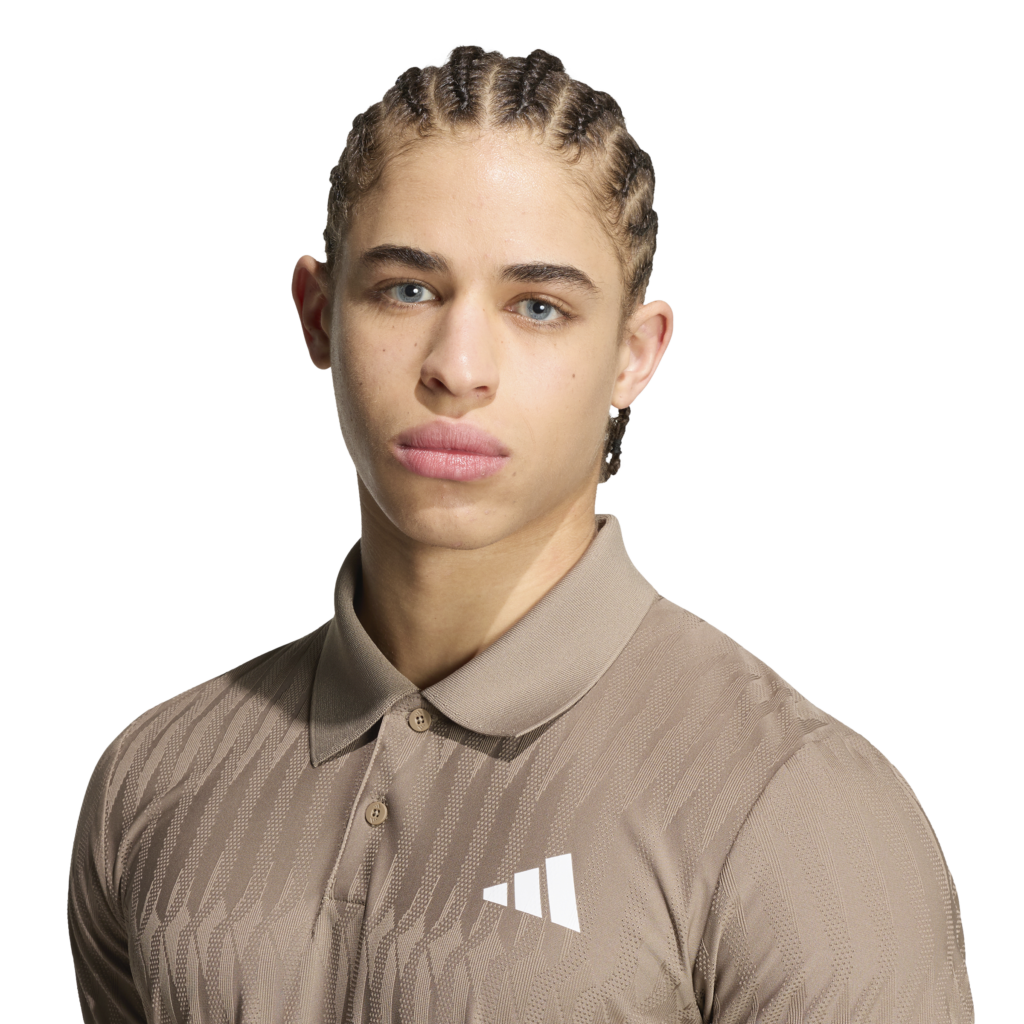 Adidas Freelift Polo heren sportshirt met knopenkraag, ademende stof en kenmerkend Adidas-logo