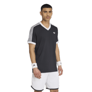 adidas Tennis Classics T-Shirt zwart-wit vooraanzicht