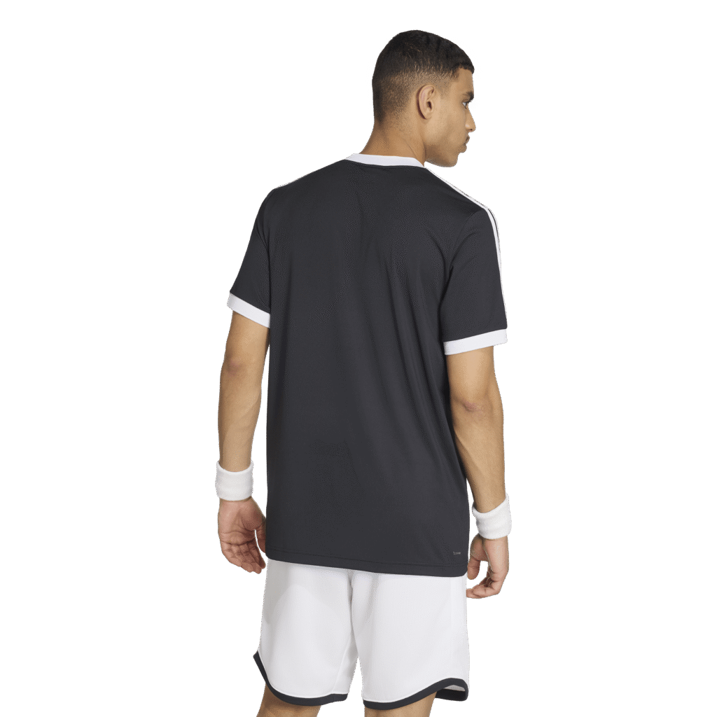 adidas Tennis Classics T-Shirt zwart-wit vooraanzicht