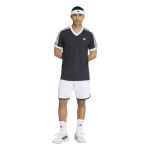adidas Tennis Classics T-Shirt zwart-wit vooraanzicht