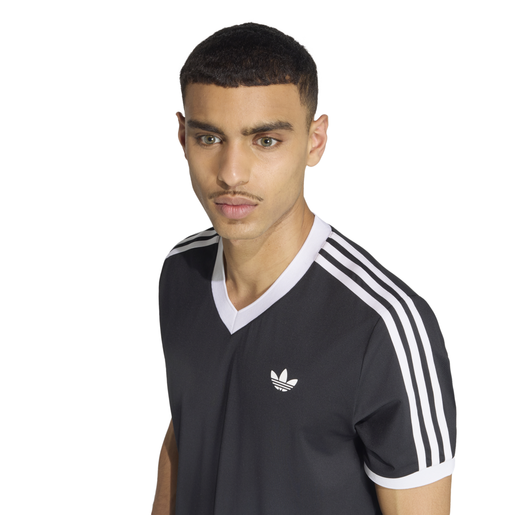 adidas Tennis Classics T-Shirt zwart-wit vooraanzicht