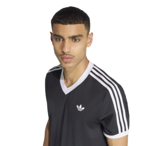 adidas Tennis Classics T-Shirt zwart-wit vooraanzicht