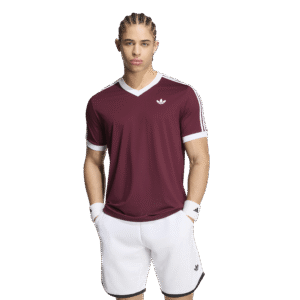 adidas Tennis Classics T-Shirt maroon bordeauxrood vooraanzicht