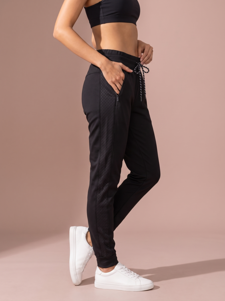 Sjeng Sports Lady Pant Klaartje dames trainingsbroek met elastische tailleband, vrouwelijke pasvorm en zakken