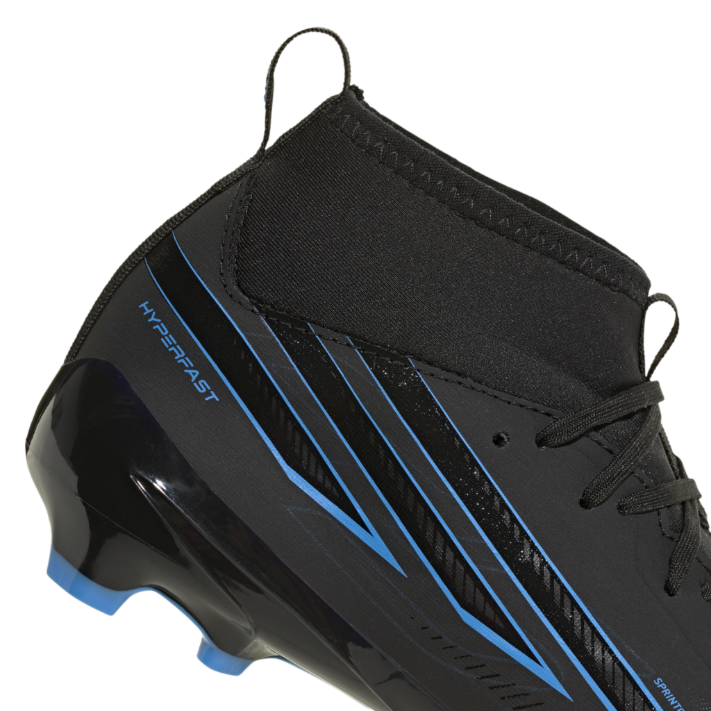 Adidas F50 Hyperfast League Mid FG LA3942 lichtgewicht voetbalschoenen met middelhoge sokconstructie voor heren op natuurgras