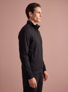Sjeng Sports Maurice Men's Jacket heren sportvest met doorlopende ritssluiting, opstaande kraag en comfortabele herenpasvorm