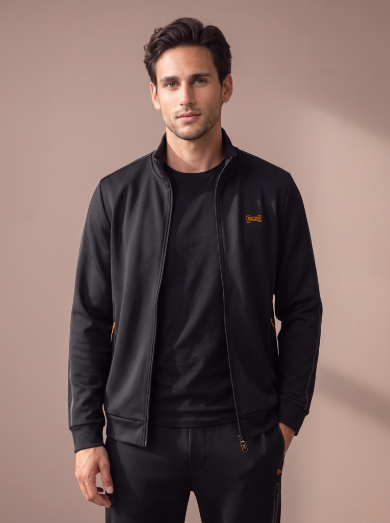 Sjeng Sports McKenna Trackjacket sportvest met doorlopende ritssluiting, opstaande kraag en comfortabele pasvorm