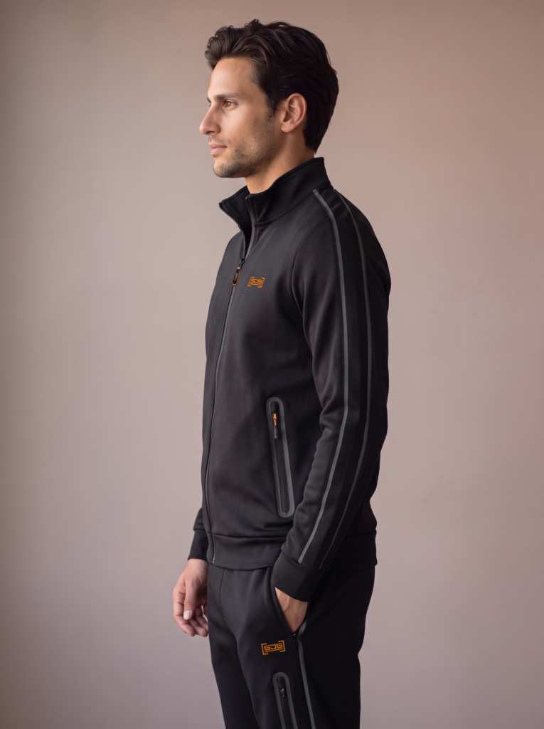 Sjeng Sports McKenna Trackjacket sportvest met doorlopende ritssluiting, opstaande kraag en comfortabele pasvorm