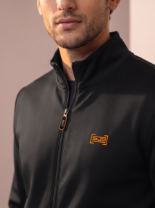 Sjeng Sports McKenna Trackjacket sportvest met doorlopende ritssluiting, opstaande kraag en comfortabele pasvorm