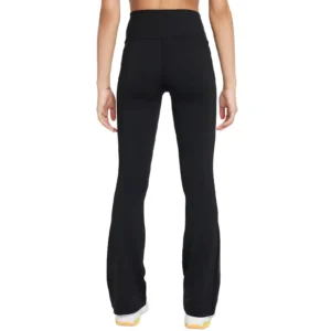 Achteraanzicht Nike flared legging voor meisjes. (FZ5609-010)