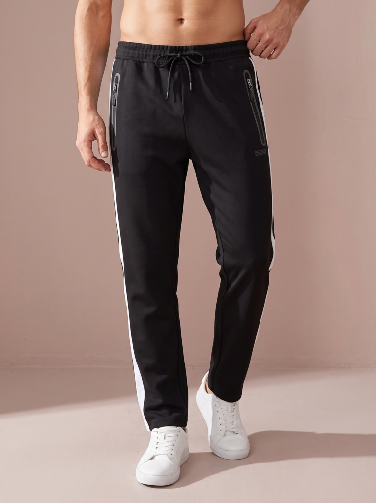 Sjeng Sports Men's Pant Olsen heren trainingsbroek met elastische tailleband, zakken en comfortabele pasvorm
