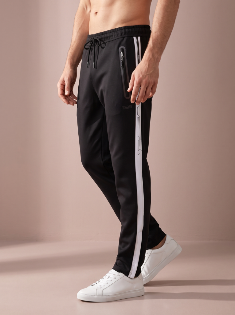 Sjeng Sports Men's Pant Olsen heren trainingsbroek met elastische tailleband, zakken en comfortabele pasvorm