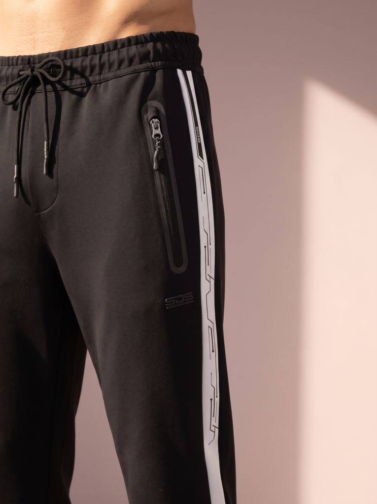 Sjeng Sports Men's Pant Olsen heren trainingsbroek met elastische tailleband, zakken en comfortabele pasvorm