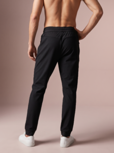 Sjeng Oswin Men's Pant Oswin-B001 klassieke heren trainingsbroek met steekzakken en ritssluiting bij de enkel